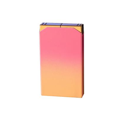 China Simplicity Wholesale Custom Logo Metal Lighter Refillable Gas Lighters for sale