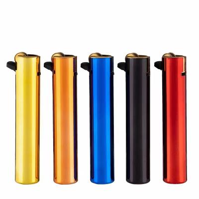 China Simplicity Stainless Steel Multicolor Logo Pattern Creative Cigarette Lighter Customized Windproof Lighter for sale