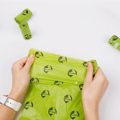 China Easy Garbage Stored Bags Tear Off Poo Collection Hot Selling Biodegradable Dog Poop Bags for sale