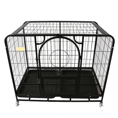 China House Breathable High Quality Metal Folding Large Dog Cage Heavy Duty Dog Cage for sale