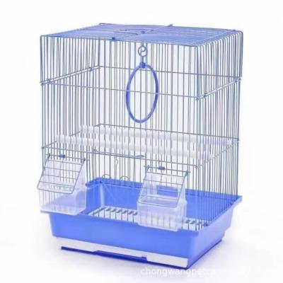 China Sustainable Pet Poultry Cages Birds Sale In Galvanized Stackable Bird Cage for sale