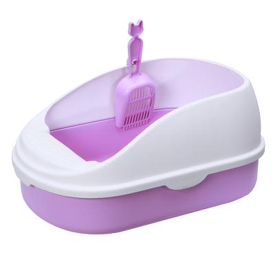 China New Product Cheap Plastic Pet Toilet Basin PP Toilet Home Tray Sandcat Viable Trash Can for sale