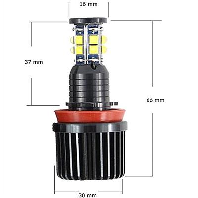 China 80W, 120W, 160W Canbus Car Led Marker Angel Eyes H8 For E39 E92 E90 MVP-LM-92120-B for sale