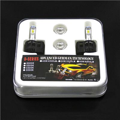 China super bright 55w 5500lm d1s canbus led head lights conversion for car MVP-HL10S45W for sale