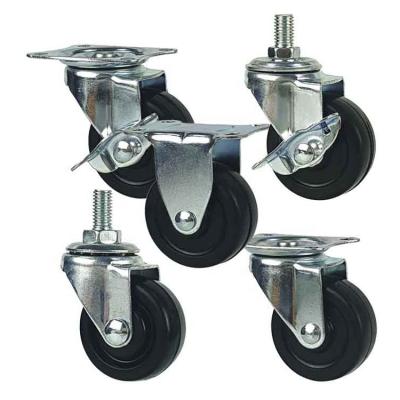 China WBD Traditional Manufacturer Wholesale 50kg Load Capacity 3 Inch Wheels Casters Industrial Rubber Casters for sale