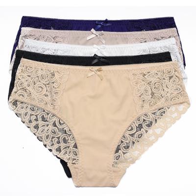 China Best Breathable Option Popular Hippie Fitted Panties Lace Up Panties For Ladies Underwear for sale