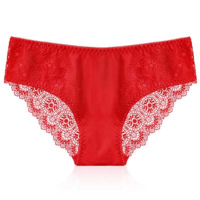 China Breathable lace lingerie women underwear panties hipster plus size briefs briefs women bra and panties sexy for sale