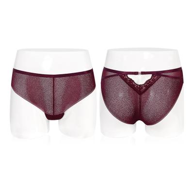 China Lcae Logo Stylish Design Seamless Women's Panties Breathable 2022 Ladies Fancy 32 Big Cotton Panties Custom Girl's Sheer Underwear for sale