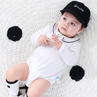 China Custom 100% Cotton Reactive Print Clothing Zipper Organic Baby Rompers Wholesale Baby Boy and Girls Summer Baby Rompers for sale