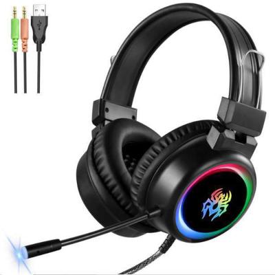 China Amazon Best Seller Comfortable Wired LED Stereo Gaming Earphone For PC for sale