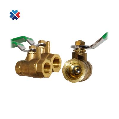 China Ball Valve 1/2 Inch Brass Ball Valve Brass Ball Valve Rb Gas FxF Industrial Brass Ball Valve Stem With Lock Plumbing Fittings for sale