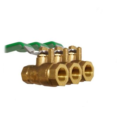 China Italy Italy Brass Ball Valve DN15 to 100 Forged Brass Handle Gas Ball Valve Angle Valve for sale