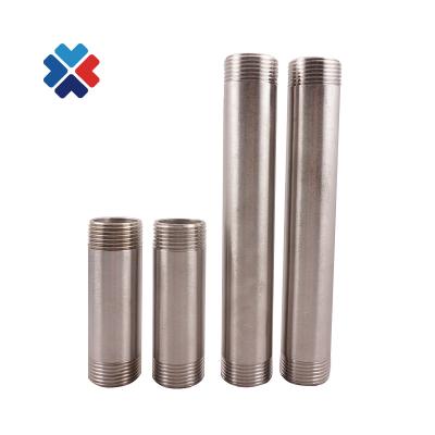 China Petroleum Customized Stainless Steel Pipe Fittings High Quality Internal Threaded Nipple for sale