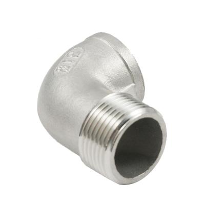 China Street Hydraulic Elbow Stainless Steel Petroleum Fittings Stainless Steel SS304 Threaded Pipe Fittings for sale