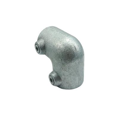 China Fence Pipe Fittings High Quality Hot Dipped Galvanized Cast Iron Pipe Flange Fittings Elbow for sale