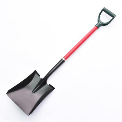 China Agriculture Metal Round Spade Shovel Carbon Steel Iron Gardening Digging Shovel Without Handle For Farming for sale