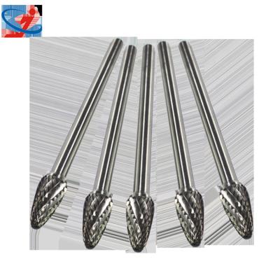 China Tungsten Carbide Shaft Shape Radius SF Double End Cut Tungsten Carbide Burrs 6 Inch Long Rotary Files Desktop Leg for sale