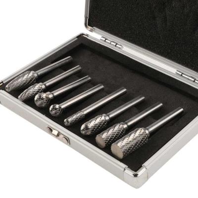 China Tungsten Carbide Tungsten Carbide Desktop Set Wood Carving Tool Kit Deburring Tools for sale