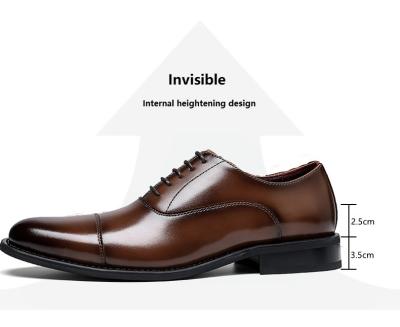 China 2023 Fashion Trend Stylish Men Shoes Spring Autumn Office Business Leather Comfy Oxford Unique Fashion Shoes Men Formal Shoes for sale