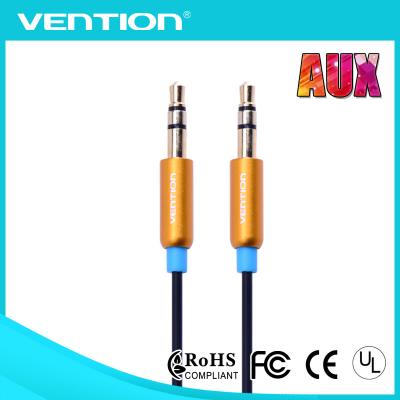 China OD 1.95mm Colorful Aux Stereo Audio Cable OFC Auxiliary Digital Audio Cables for DVD for sale