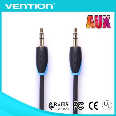 Chine Câble audio auxiliaire de câble audio aux. du placage à l'or 3.5mm pour la voiture grande vitesse de 0.75m - de 5m à vendre