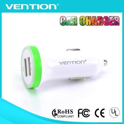 China OEM Custom Logo Portable Dual USB Car Charger 3.1A with twin USB Socket for Laptop for sale