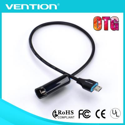 China Homem do cabo de extensão de OTG USB micro ao chapeamento de níquel fêmea para o telefone móvel de Samsung à venda