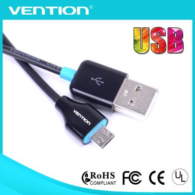 China Micro cabo de extensão colorido de USB no carregamento de alta velocidade dos cabos de dados com o revestimento de PVC à venda