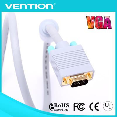 中国 男性 VGA のモニターの延長ケーブルのマルチメディア VGA への 15Pin 男性は高速をケーブルで通信します 販売のため