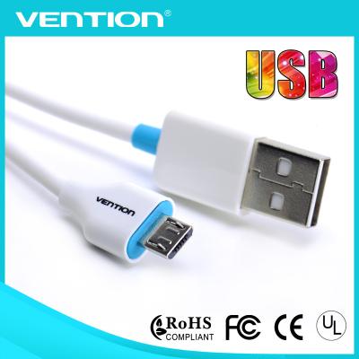 China Pvc Jacket Super Flexible USB A male to Micro B male nickel plated for high speed charging for sale