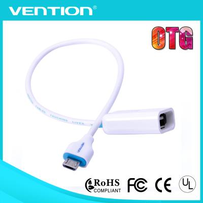 China White 6 Foot Micro USB OTG Cable To Usb 2.0 Male To Female Cable for sale