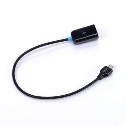 China Telemóvel Microusb preto ao cabo de dados de carregamento do Usb com poder, PVC Shell à venda