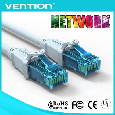 China RJ45 cabos azuis do remendo do Ethernet do CAT 5 masculinos ao cabo masculino 20M do revestimento de PVC à venda