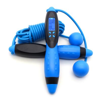 China Fitness Equipment Custom Fitness Calorie Electric Grip Jump Smart Wireless Jump Rope With Counter Digital for sale