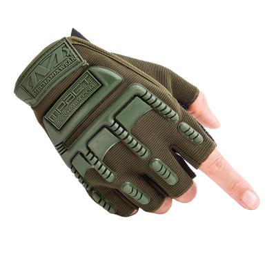 China Basic Outdoor Fitness Gloves Men Half Finger Rising Protective Gym Tactical Gloves Men for sale