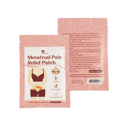 China Herbal Body Warmer Heat Formula Heat Cramp Relief Menstrual Patch for sale