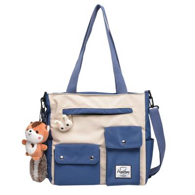 China Wholesale Good Quality Folding Large Capacity Canvas Handled Multifunctional Bag for sale