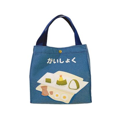 China High Quality Viable Multicolor Cartoon Pattern Convenient Large Capacity Bento Bag for sale