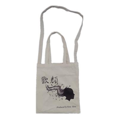 China 2021 Latest Design Reusable Printed Handled Canvas Bag Universal Shopping Bag for sale