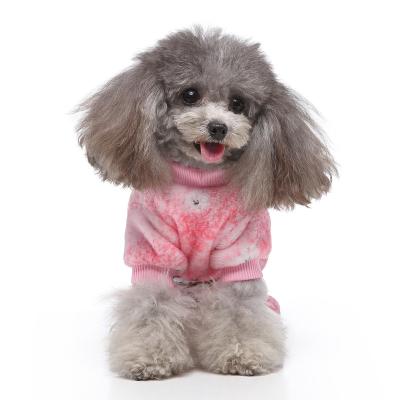 China Wholesale Stocked Pet Clothes Dog Clothes Christmas Pajamas Flannel Cold Weather Overalls For Dogs for sale