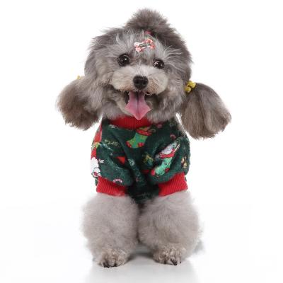 China Stocked Hot Selling Cute Amazon Dog Christmas Clothes Puppy Costume For Fall And Winter for sale