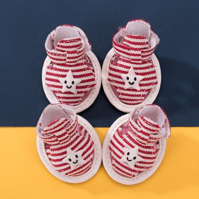 China Customized Sustainable High Quality Pet Summer Outdoor Sandals Soft And Breathable Cute Design Shoes for sale