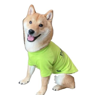 China Sustainable Same Clothes Owner Dog T-shirt Parent-child Equipment Pet Spring And Thin Summer Clothing for sale