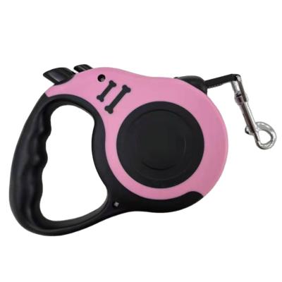 China Durable Automatic Retractable Dog Leash And Collar Fitting Harness Set Reflective Nylon Pet Leash Outdoor Dog for sale