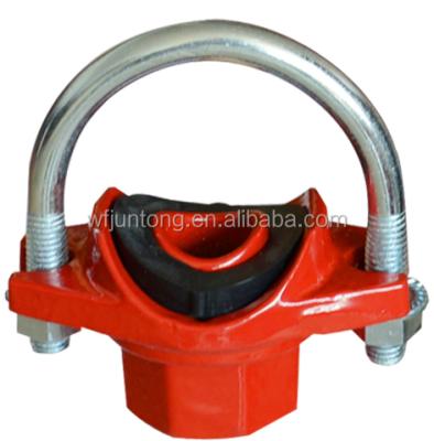 China Ductile Ductile Iron FM UL Approved Mechanical U Bolt Pipe Accessories Sprinkler Tee for sale