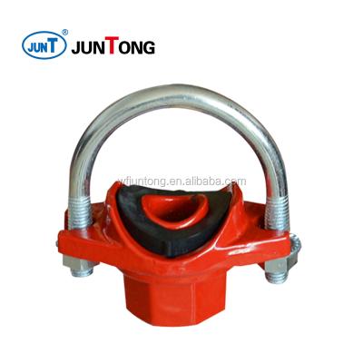 China Water U-Bolt Threaded Mechanical Tee For Plumbing Materials for sale