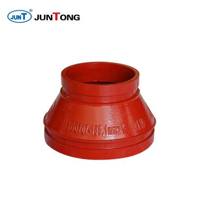 China Connect Pipes Pipe Fitting Ductile Iron Grooved Grooved Concentric Reducer With FM UL for sale