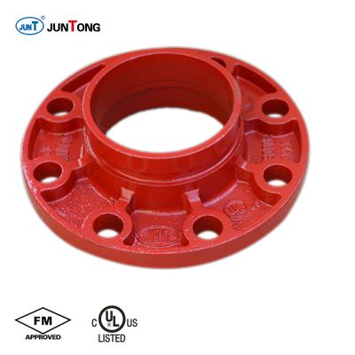 China Water Ductile Iron Grooved Pipe Fittings Adapter Clamp for sale