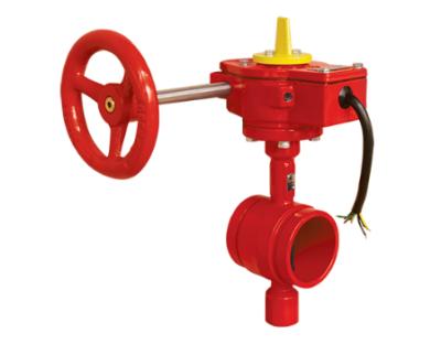 China Grooved System UL FM GROOVED END GATE BUTTERFLY VALVE 300PSI for sale