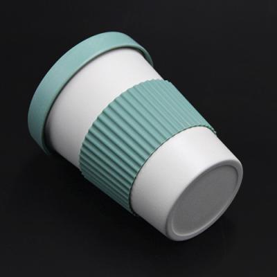 China Disposable Eco - Friendly Reusable Biodegradable Bamboo Fiber Coffee Mugs Cups for sale